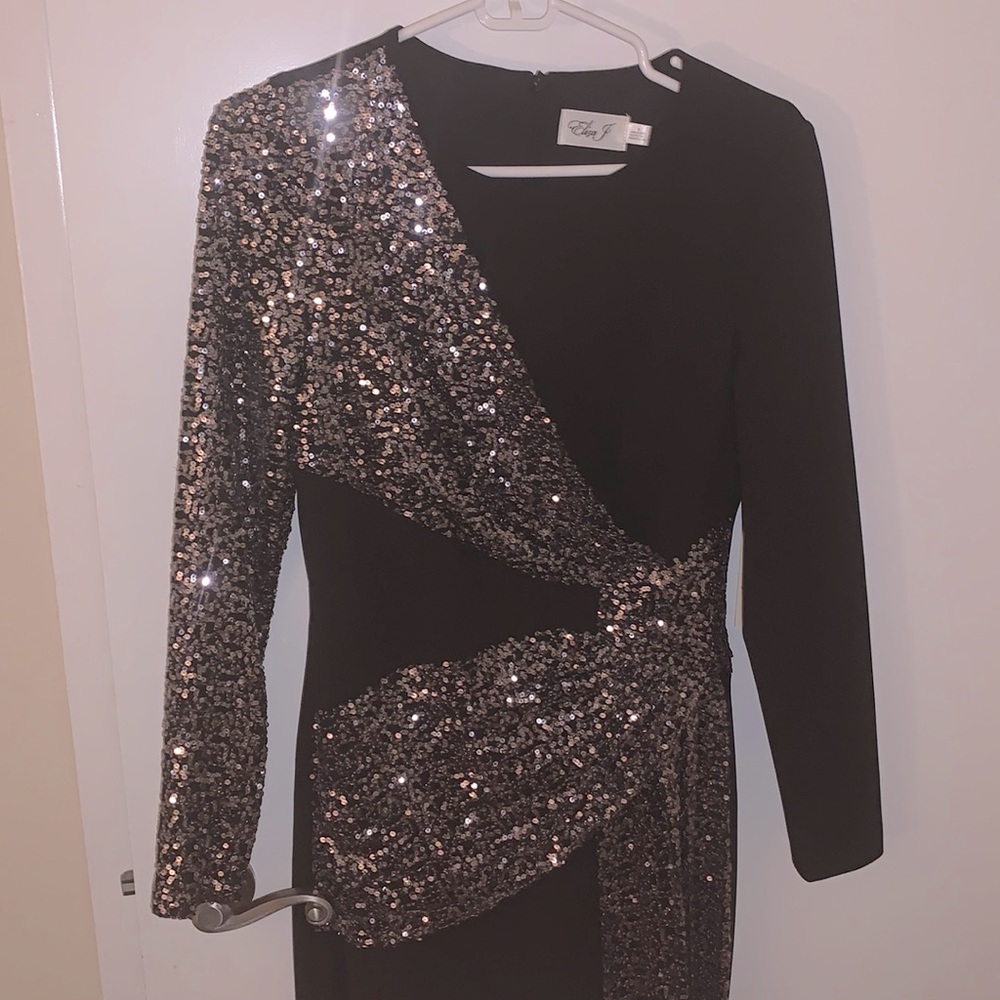 COPY - ELIZA J Sequin Glitter Dress sz 6 NWT